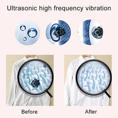 Ultrasonic Mini Turbine Clothes Washer - Portable Macaroon Design