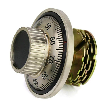 Mechanical Combination Lock for Safe Boxes and Cabinets - zinc dial lock for home safes and office cabinets, keyless mechanical security