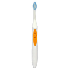 QYG Q2 Sonic Electric Toothbrush with IPX7 Waterproof Design and Battery Power Orange