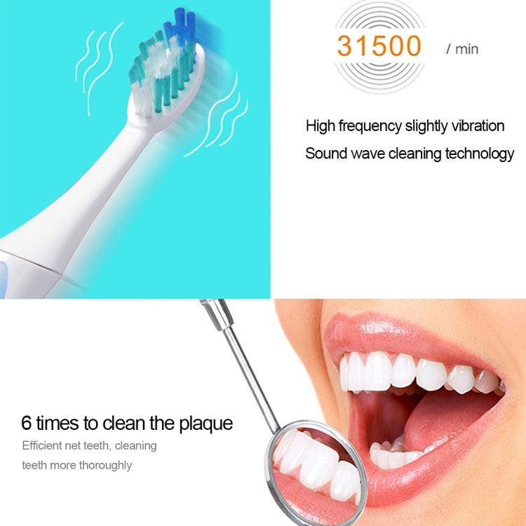 QYG Q2 Sonic Electric Toothbrush with IPX7 Waterproof Design and Battery Power