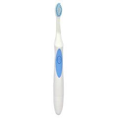 QYG Q2 Sonic Electric Toothbrush with IPX7 Waterproof Design and Battery Power Blue