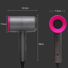 Powerful 2000W Anionic Hot and Cold Air Hair Dryer with EU Plug