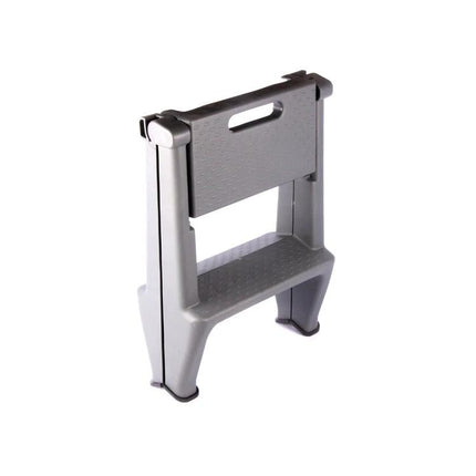 Compact Folding Ladder for Daily Home Tasks - compact two-step folding ladder for reaching shelves, changing bulbs, and quick home repairs