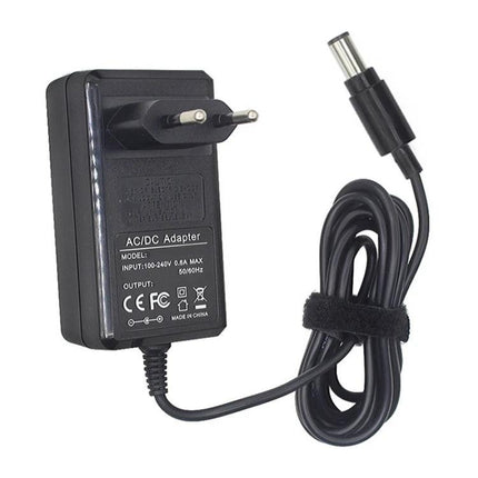 Replacement Charger Adapter for Dyson Handheld Vacuums - black replacement charger adapter with EU plug and coiled cable for Dyson DC30/DC31/DC34/DC35/DC45/DC56/DC57