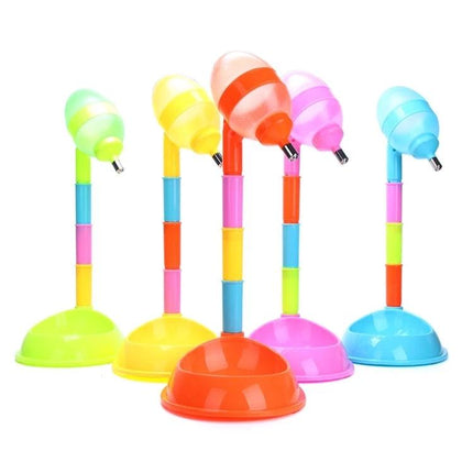 Adjustable Pet Feeder for Daily Home Feeding Needs — colorful adjustable-height pet water feeders for small dogs and puppies