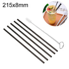215*8mm (Straight) / Black