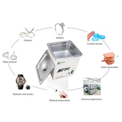 BEST-200 1.5L High-Performance Stainless Steel Ultrasonic Cleaner (220V)