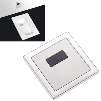 Recessed Wall Mounted Automatic Infrared Flush Valve stainless steel sensor plate for hands-free squat toilet flush