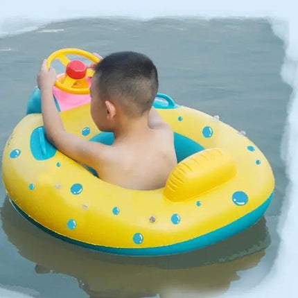Inflatable Baby Swim Seat With Sunshade 72x65x58cm