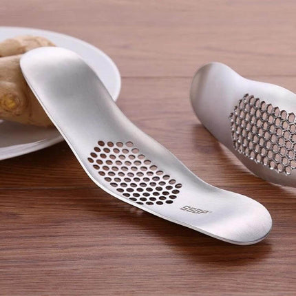 Garlic Press Stainless Steel For Everyday Garlic Crushing ergonomic 304 stainless steel compact corrosion-resistant garlic crusher