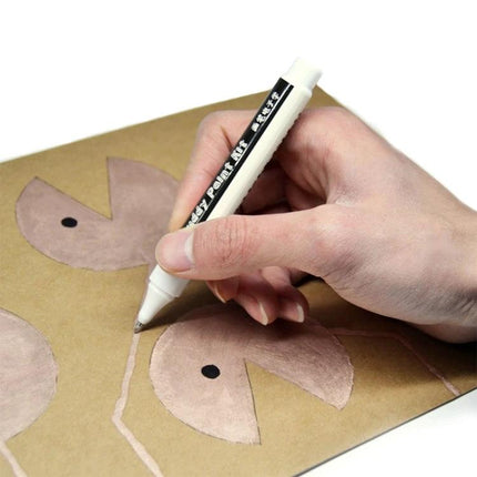 Conductive Ink Pen for Drawing and Creating Electronic Circuits - hand drawing paper circuit prototype with conductive ink pen for classroom and hobby use