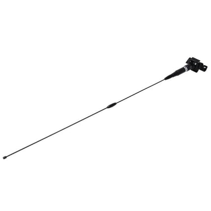 Universal Extensile Car Aerial for Decoration and Static Removal, 60cm Black - slim black car antenna for decoration and static reduction