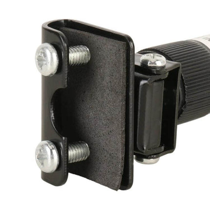 23cm Universal Car Aerial for Decoration and Static Reduction mounted bracket close-up showing adjustable angle and screws