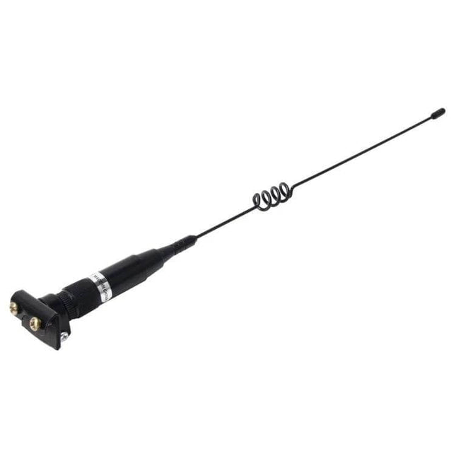 Universal Car Aerial for Decoration and Static Electricity Reduction - black spiral whip antenna for car roof mount, reduces static and improves call clarity