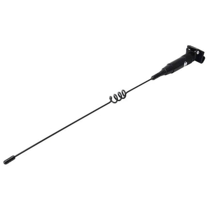 Universal Car Aerial for Decoration and Static Electricity Reduction - black spiral whip antenna for improved signal and reduced static