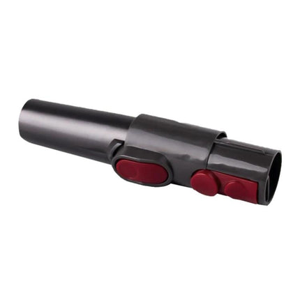 Dyson Vacuum Adapter for V8, V6, and Compatible Cleaners black-gray connector with red release buttons for 32mm accessories