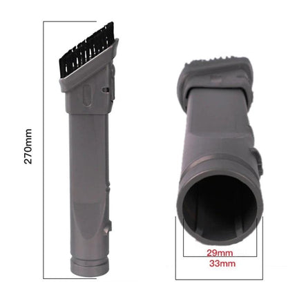 Dyson Compatible Five-Piece Vacuum Brush Set for Home Cleaning slim crevice brush attachment 270mm 29-33mm connector