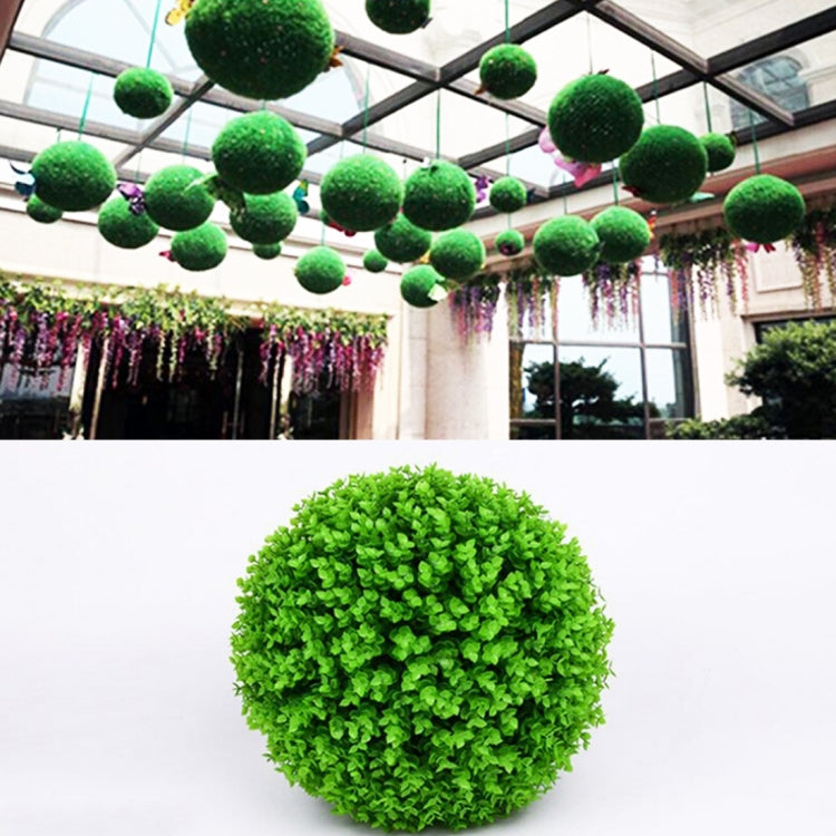 Artificial Eucalyptus Ball Tree - 7.5 Inch Hanging Decor for Weddings and Home Outdoor Events