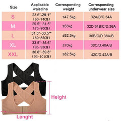 Women’s Lightweight Orthopedic Posture Corrector Belt for Kyphosis Support, Size: L