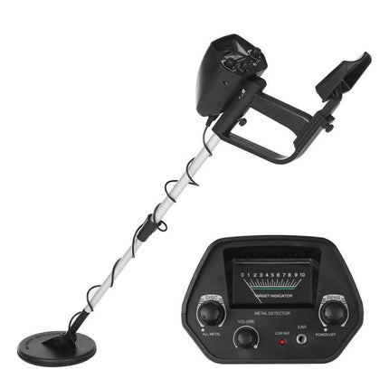 Waterproof Underground Metal Detector for Outdoor Treasure Hunting handheld unit with coil and control panel ready for beach or park use