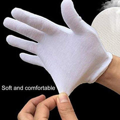 Breathable Cotton Utility Gloves - 12 Pairs