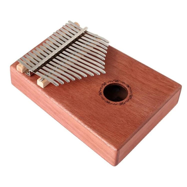 Kalimba Thumb Piano for Relaxing Home Music Evenings — acacia single board thumb piano with metal tines for soothing home practice