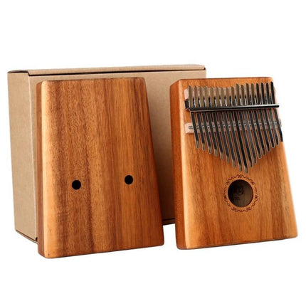 Kalimba Thumb Piano for Relaxing Home Music Evenings wooden acacia single board thumb piano for quiet family music