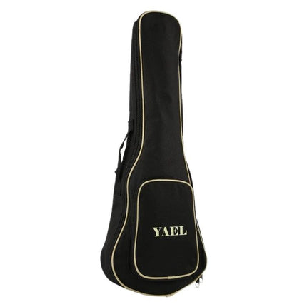 Bale Ukulele Bag for Daily Music Travel and Storage - black padded gig bag with front pocket and shoulder strap