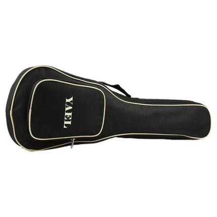 Bale Ukulele Bag for Daily Music Travel and Storage - lightweight padded black ukulele gig bag with front pocket and handle