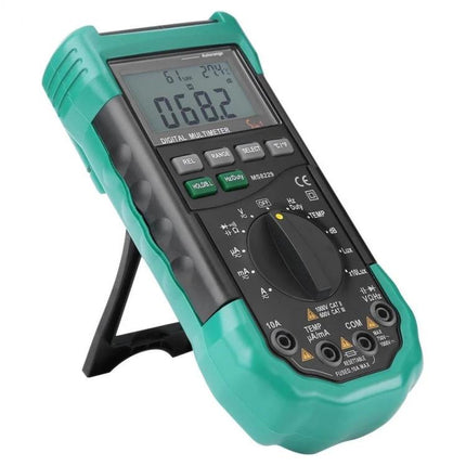 BSIDE Digital Multimeter for Temperature, Humidity Testing - handheld multimeter measuring temp and humidity for electricians and technicians