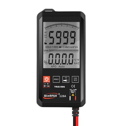 Portable Smart Digital Multimeter for Everyday Electrical Testing - compact true-RMS multimeter with non-contact voltage detection for technicians and DIY