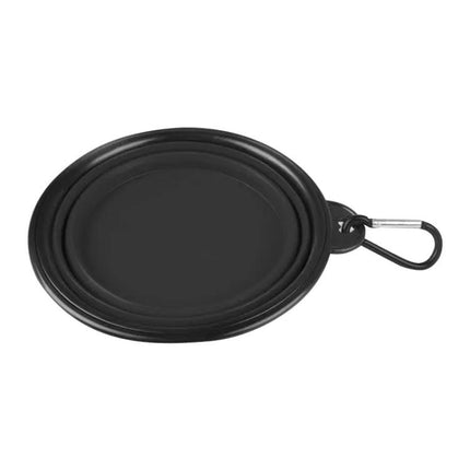 Gamelle pliable en silicone pour animaux de compagnie lors des promenades quotidiennes et des voyages