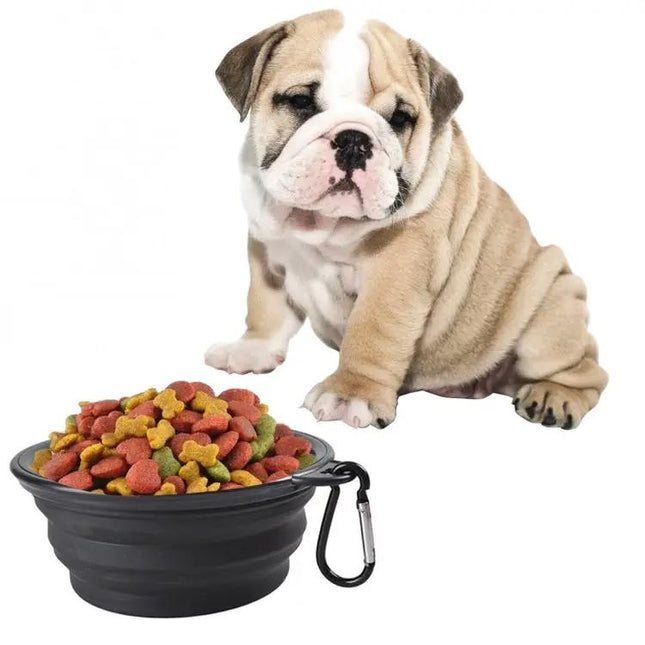Silicone Folding Bowl for Pets on Daily Walks and Trips | Syndmart