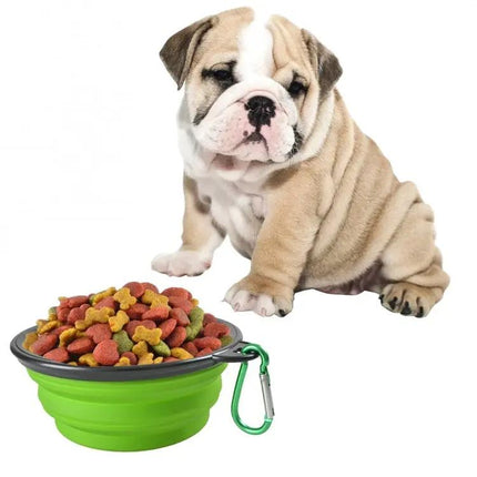 Silicone Folding Bowl for Pets on Daily Walks and Trips