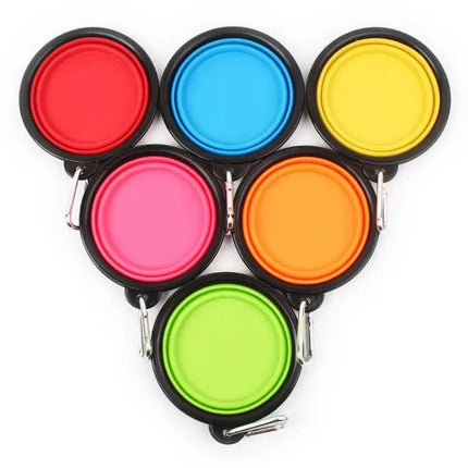 Silicone Folding Bowl for Pets on Daily Walks and Trips