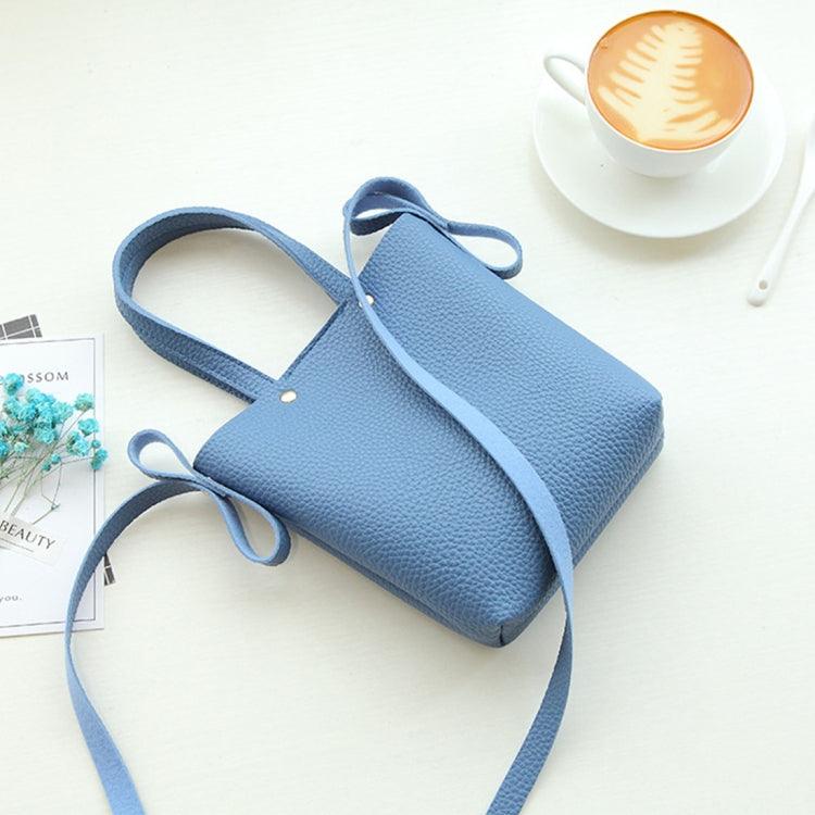 Chic Mini PU Shoulder Bag with Square Design for Mobile Phones - 13*4.5*16.5cm