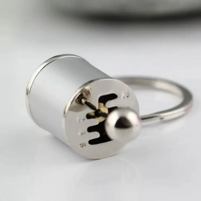 Elegant Six-Speed Manual Shift Gear Keychain for Keys | Syndmart