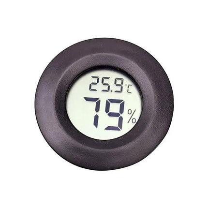 Reptile Enclosure Digital Round Thermometer and Hygrometer