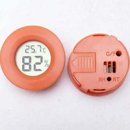 Reptile Enclosure Digital Round Thermometer and Hygrometer