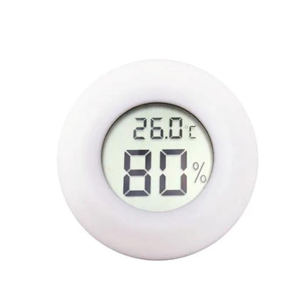 Reptile Enclosure Digital Round Thermometer and Hygrometer