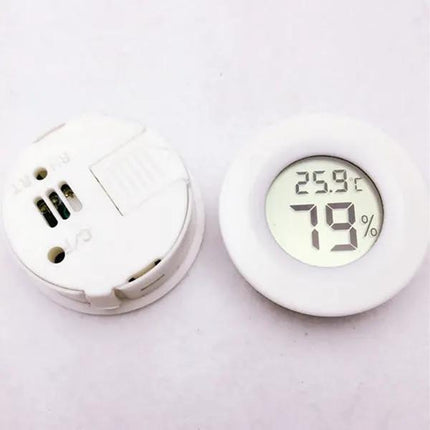 Reptile Enclosure Digital Round Thermometer and Hygrometer