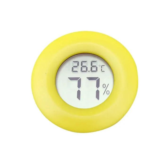Reptile Enclosure Digital Round Thermometer and Hygrometer