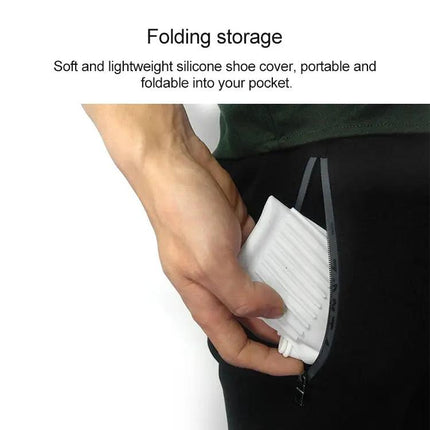 Waterproof Silicone Shoe Covers for Outdoor Rain Protection, Size S | Syndmart