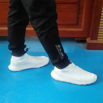 Waterproof Silicone Shoe Covers for Outdoor Rain Protection, Size S | Syndmart