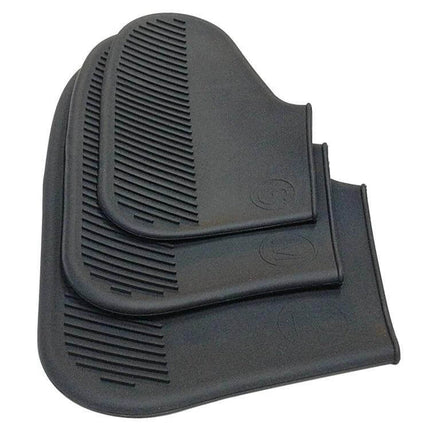 Waterproof Silicone Shoe Covers for Outdoor Rain Protection, Size S - black elastic silicone covers protecting shoes from puddles and mud