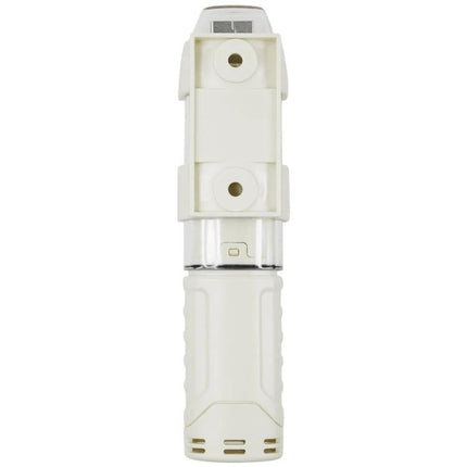 Benetech USB Temperature Recorder with Data Alarm Feature compact white USB temperature logger front view for labs and storage