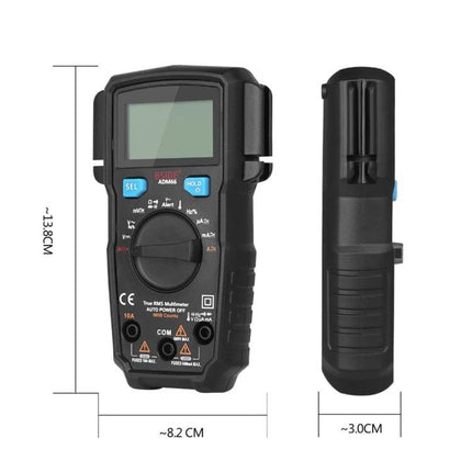 BSIDE Handheld Multimeter for Everyday Household Electrical Checks - compact digital multimeter with display, rotary dial, probes and non-contact voltage tester
