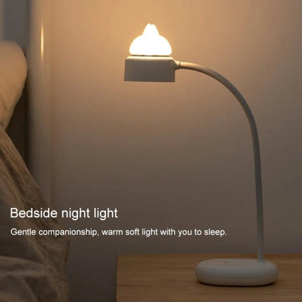 Cat-Shaped LED Lamp for Daily Desk and Night Use - flexible bedside desk lamp providing warm, focused light for reading and reducing eye strain
