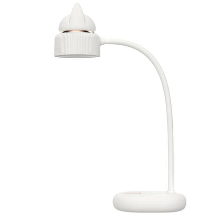 Cat-Shaped LED Lamp for Daily Desk and Night Use - white adjustable cat ear desk lamp for reading and bedside comfort