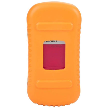 Benetech Digital Anemometer for Wind Speed and Temperature Measurement orange handheld device with protective case and display
